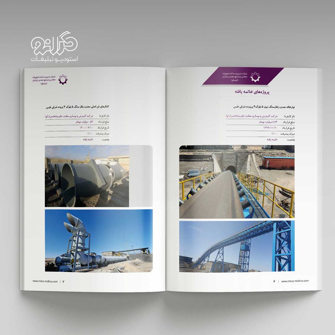 پیاده‌سازی نمودارها، تصاویر و جداول فنی در کاتالوگ ایمیکو | تخصص گرانو