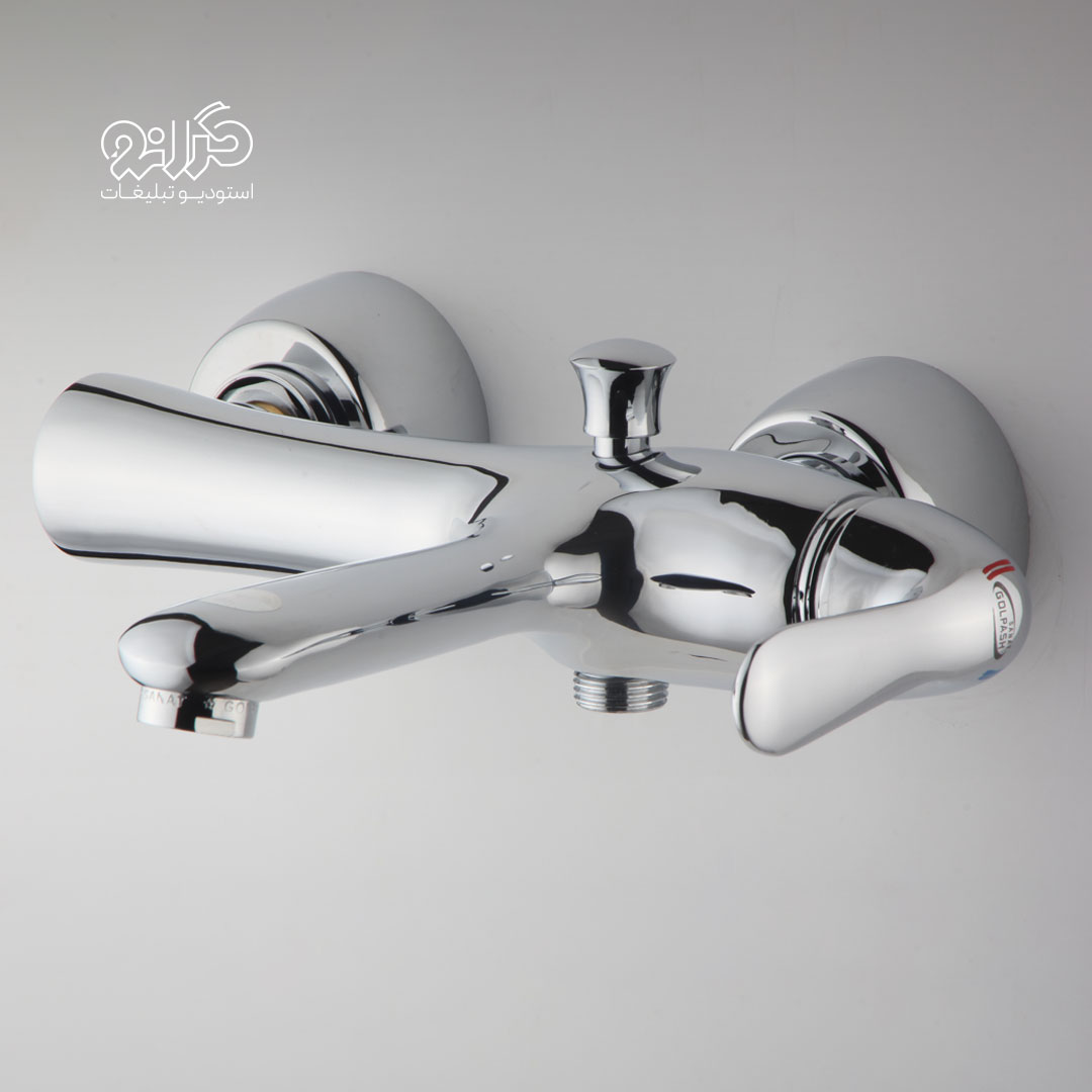 عکاسی صنعتی آبجکتیو شیرآلات گلپاش صنعت با تاکید بر جنس بدنه