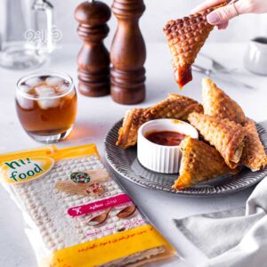 عکاسی صنعتی دکوراتیو برند هایفود با تمرکز بر نمایش طراوت نانهای رژیمی، توسط استودیو تبلیغات گرانو